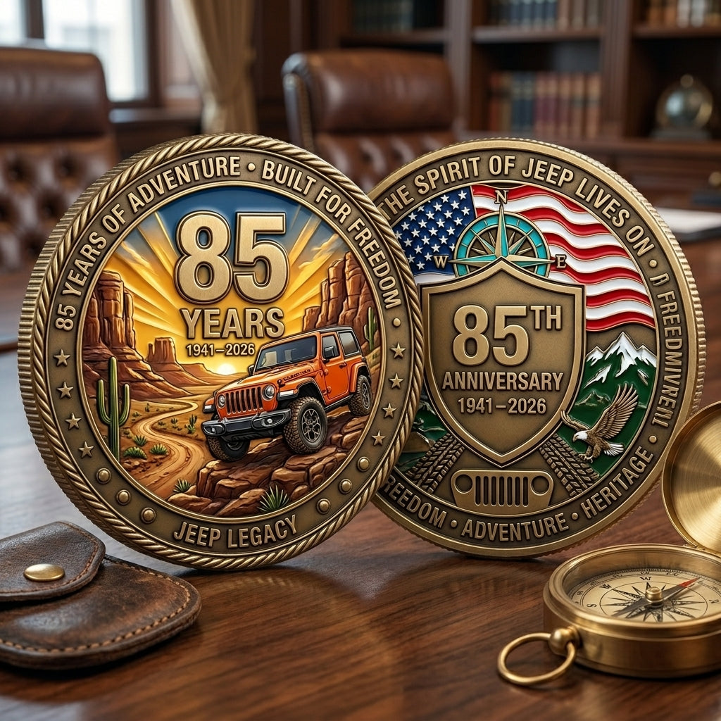 Jeep Adventure Challenge Commemorative Keepsake Coin