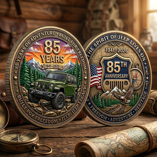 85 Years Jeep Off-Road Commemorative Keepsake Coin
