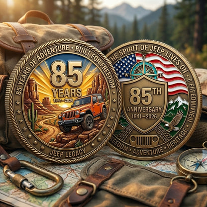 Jeep Adventure Challenge Commemorative Keepsake Coin