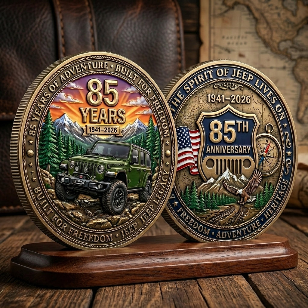 85 Years Jeep Off-Road Commemorative Keepsake Coin