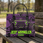 Jeep Wrangler Personalized Leather Bag + Free Wallet