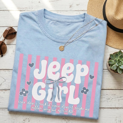 Adorable Jeep Girl T-Shirt