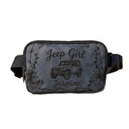 Jeep Girl Wild Flower Personalized Crossbody Belt Bag