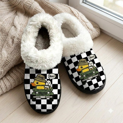 Duck Duck Boo Warm House Slippers