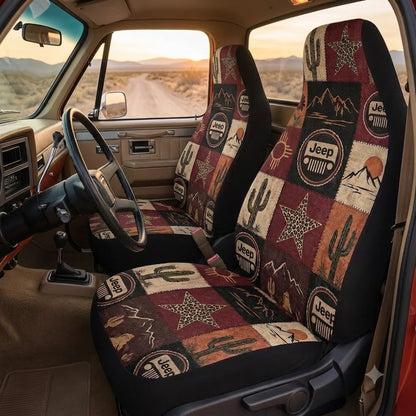Western Desert Jeep Car Seat Covers