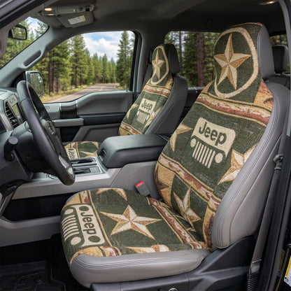 Rustic Southwestern Jeep & Star Adventure Car Seat Covers
