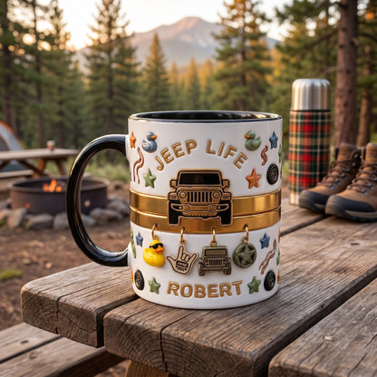 Jeep Life Personalized Coffee Mug