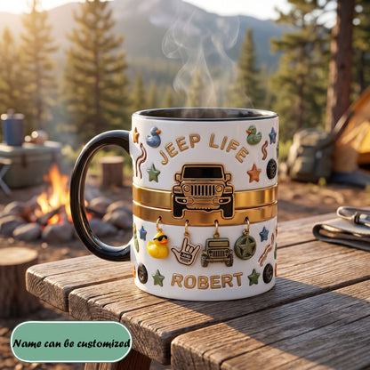 Jeep Life Personalized Coffee Mug