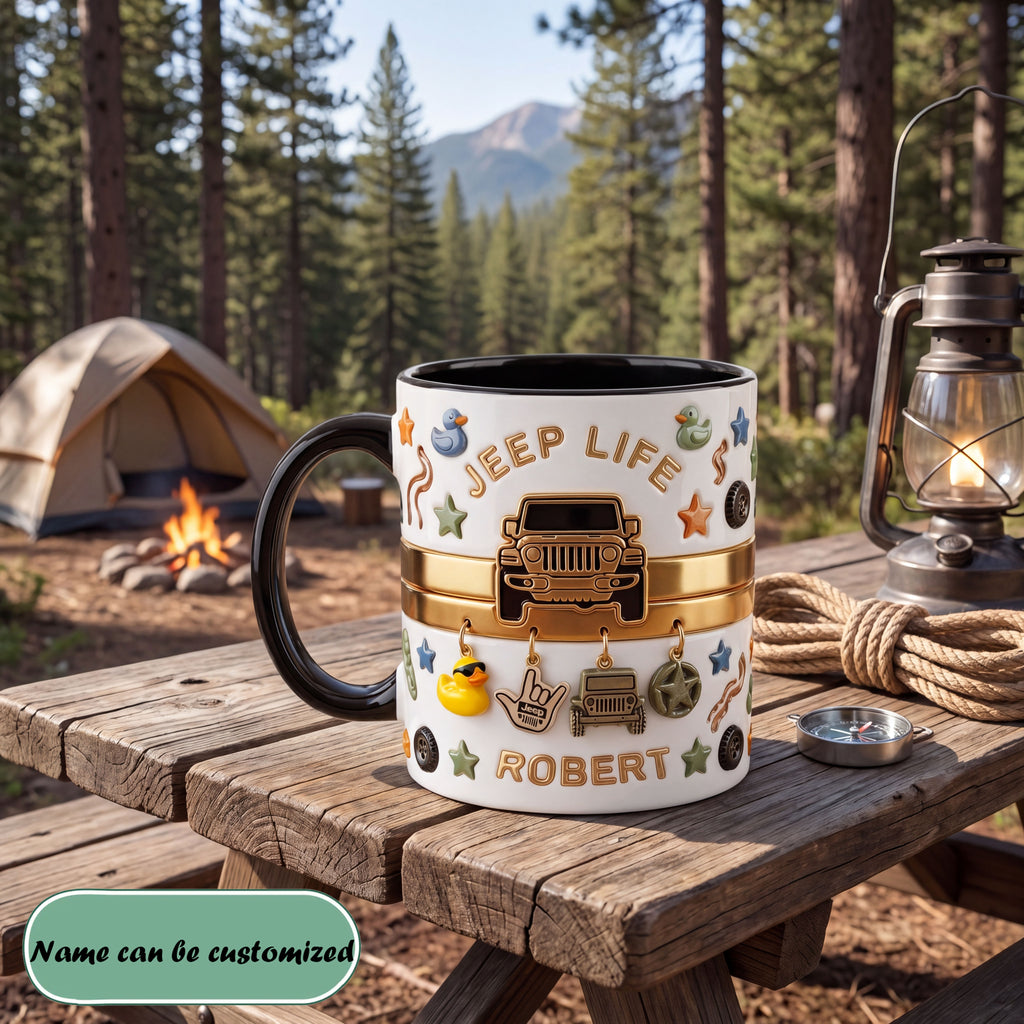 Jeep Life Personalized Coffee Mug