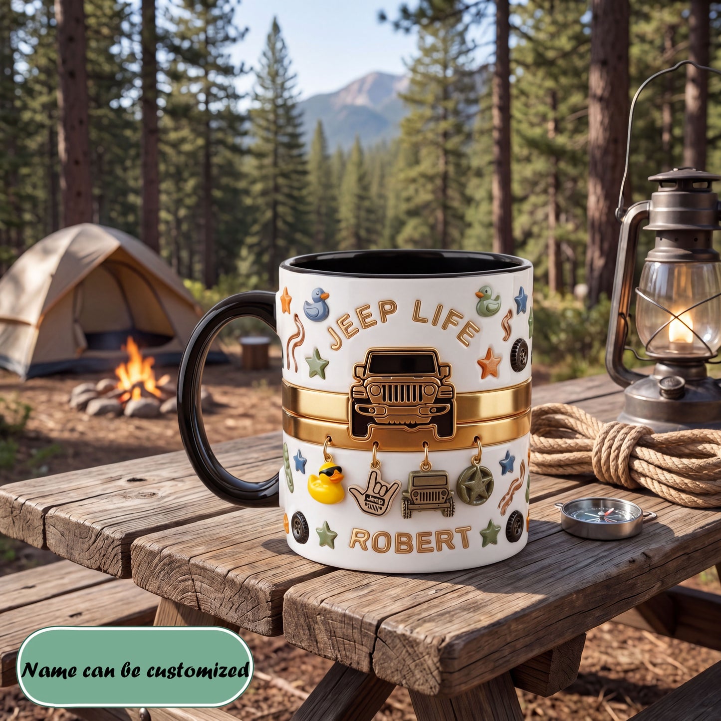 Jeep Life Personalized Coffee Mug