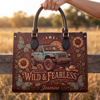 Wild & Fearless Personalized Leather Bag + Free Wallet