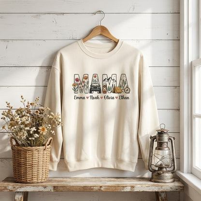 Jeep Mama Embroidered Personalized Sweatshirt