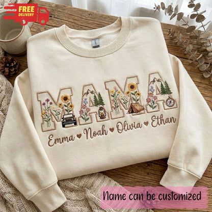 Jeep Mama Embroidered Personalized Sweatshirt