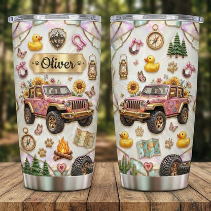 Jeep Girl Energy Personalized Tumbler 20oz