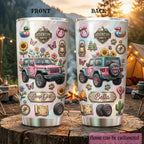 Jeeping Is My Therapy Personalized Tumbler 20oz