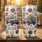 Jeeping Is My Therapy Personalized Tumbler 20oz