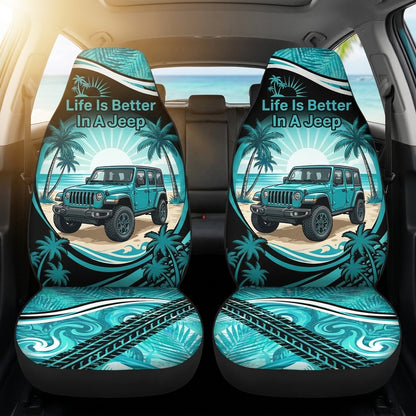 Life Is Better In A Jeep Car Seat Cover