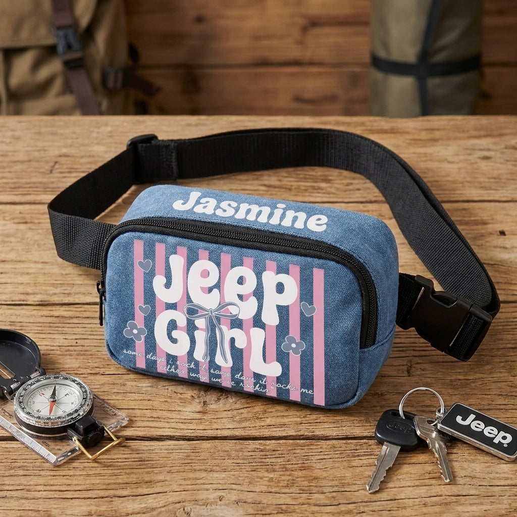 Jeep Girl Personalized Crossbody Belt Bag
