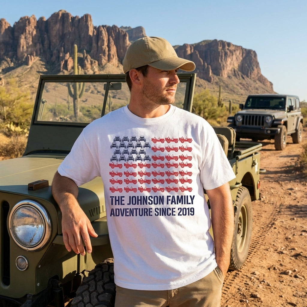 Jeep Adventure Personalized T-Shirt