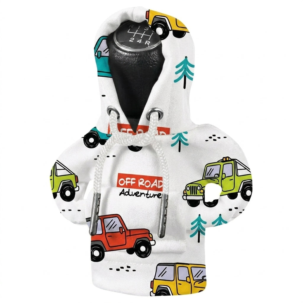 Off-Road Adventure Automotive Gear Shift Hoodie