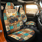 Life Is Better In A Jeep Native Pattern Car Seat Cover