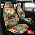 Life Is Better In A Jeep Native Pattern Car Seat Cover