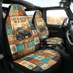Life Is Better In A Jeep Native Pattern Car Seat Cover