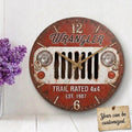 Wrangler Personalized  Wooden Clock
