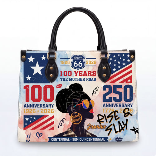 The Mother Road Personalized Leather Bag