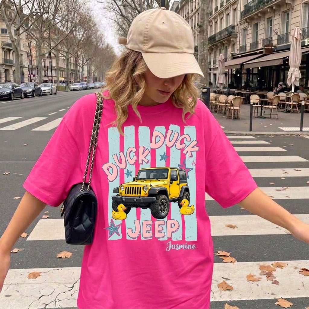 Duck Duck Jeep Personalized T-Shirt